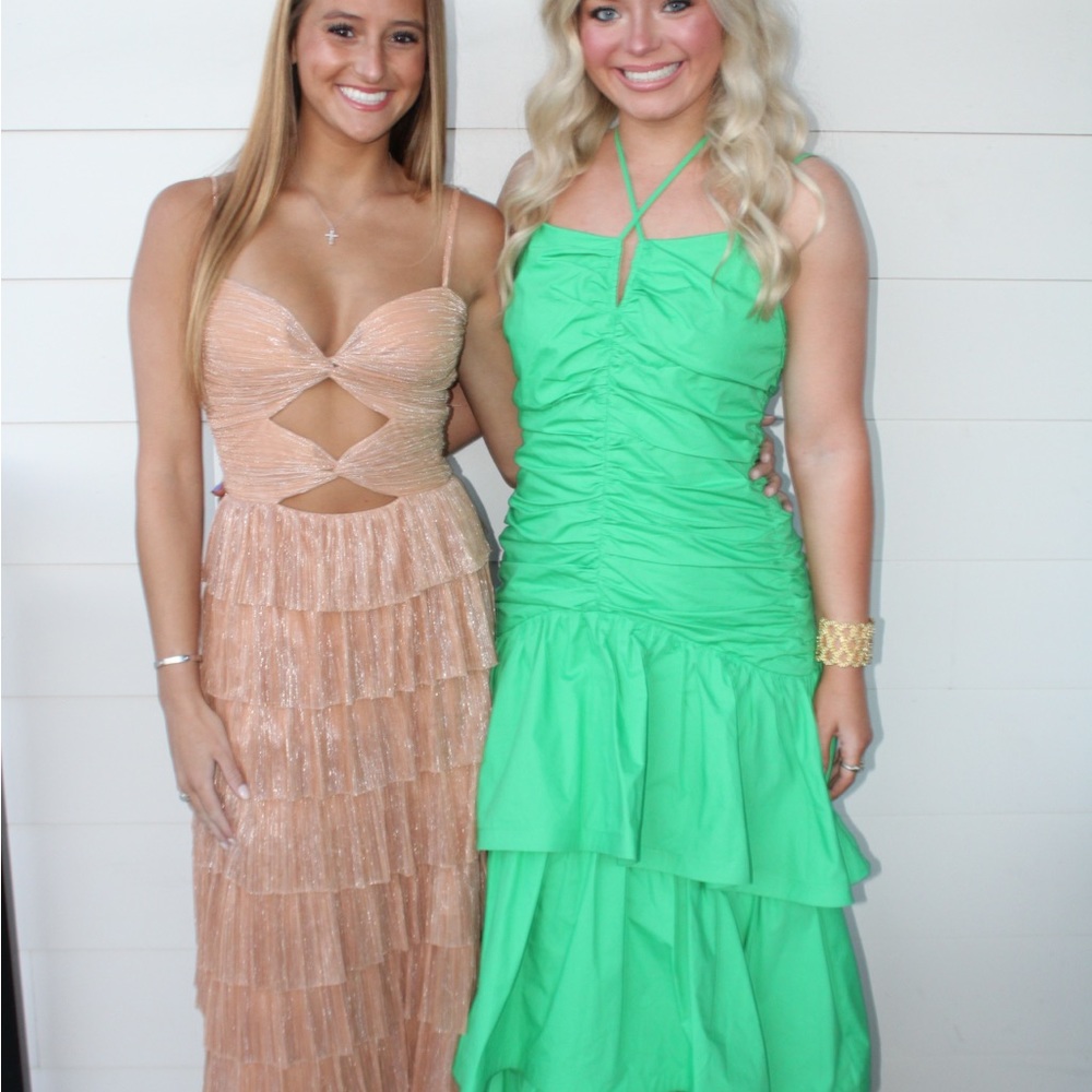 Green elliatt gown
